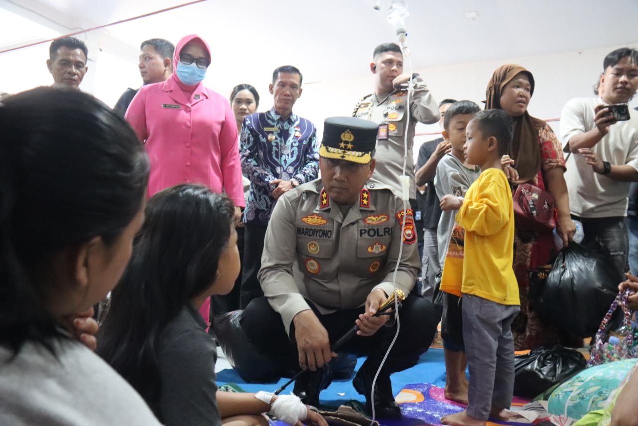 Kapolda Mardiyono Pastikan Penanganan Medis Tuntas, Usut Penyebab Keracunan Massal di Lebong