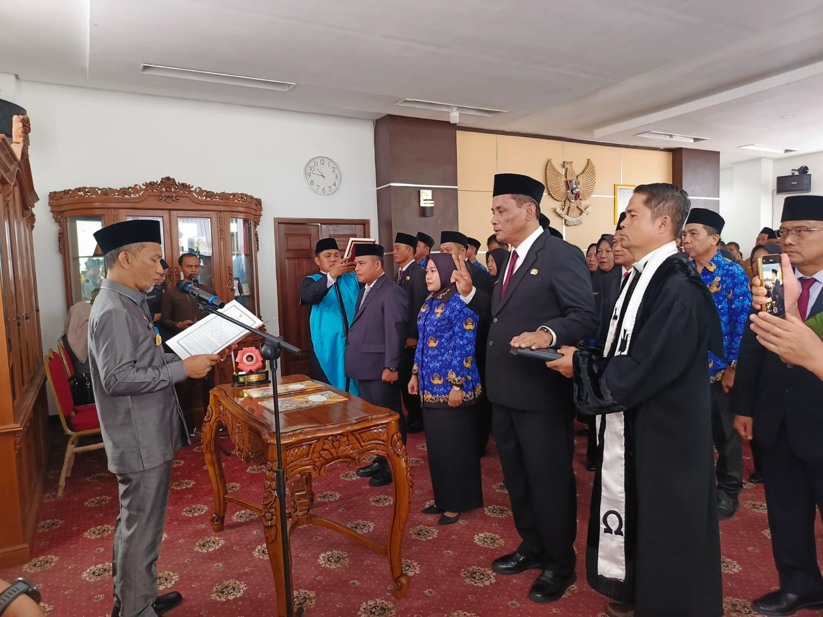 32 Pejabat Eselon III dan IV di Kaur Dilantik, Ini Daftarnya