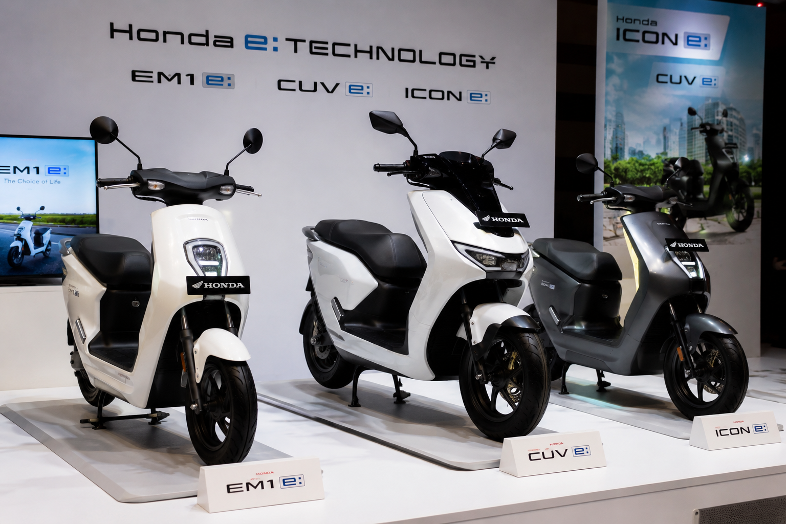 EM1 e:, CUV e:, hingga ICON e:, Honda Siapkan Motor Listrik untuk Semua Kebutuhan