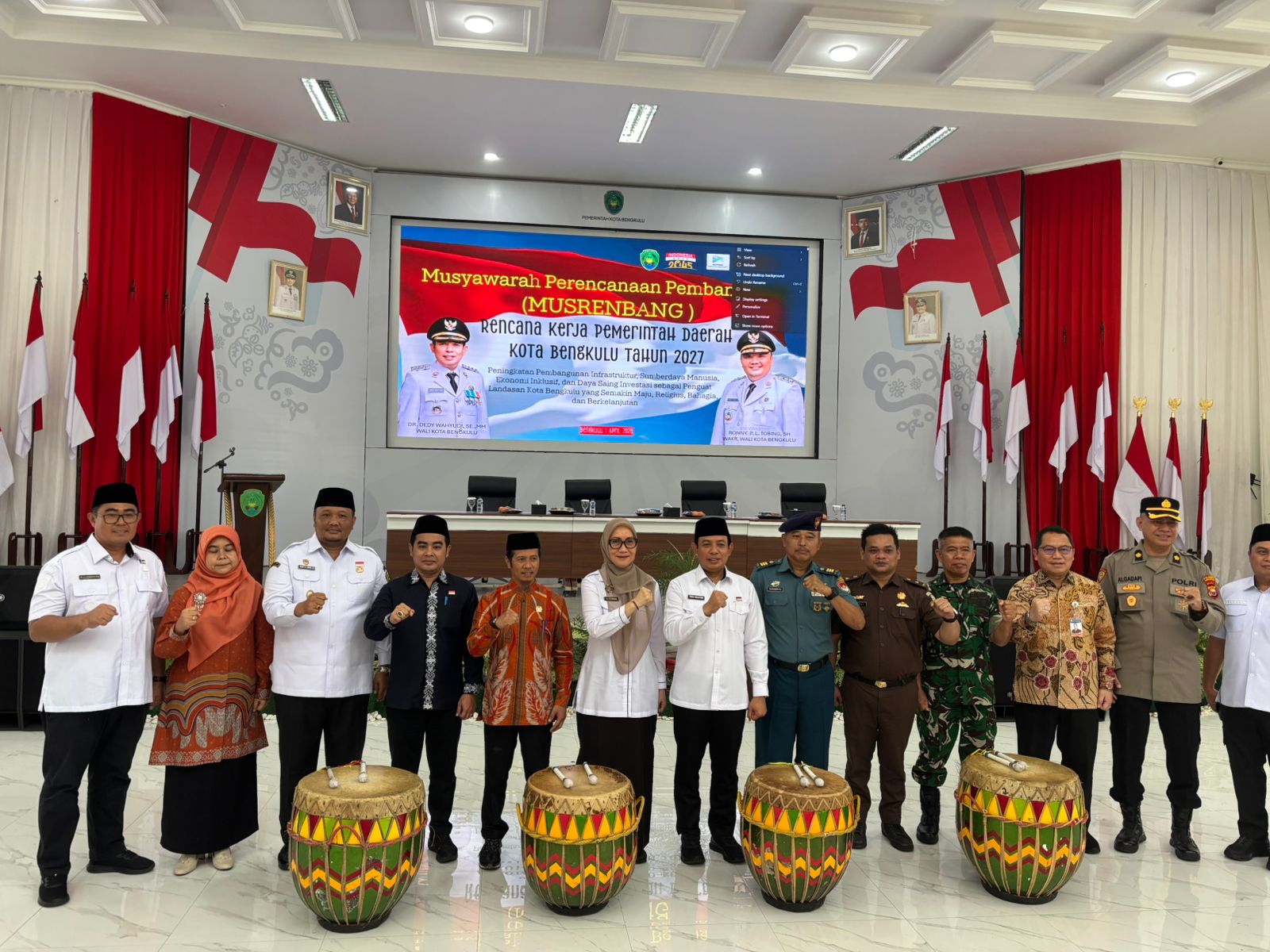 Musrenbang RKPD 2027, Pemkot Bengkulu Tekankan Prioritas Infrastruktur dan Pariwisata