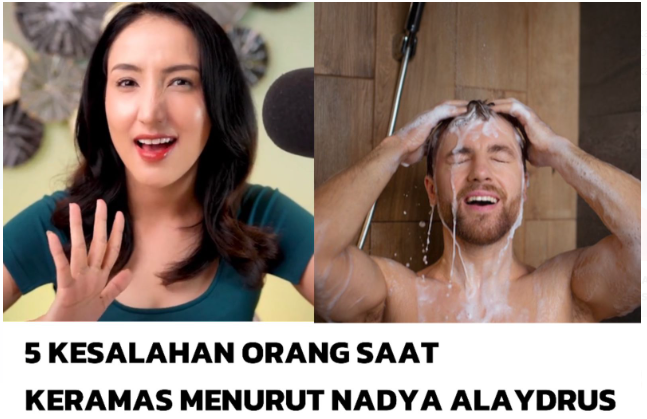 Nadya Alaydrus Jelaskan 5 Kesalahan Saat Keramas yang Masih Sering Dilakukan 