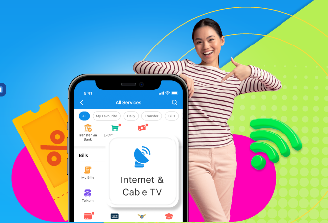 Pertama Kali Bayar Internet & TV Kabel di DANA Diskon Rp5ribu