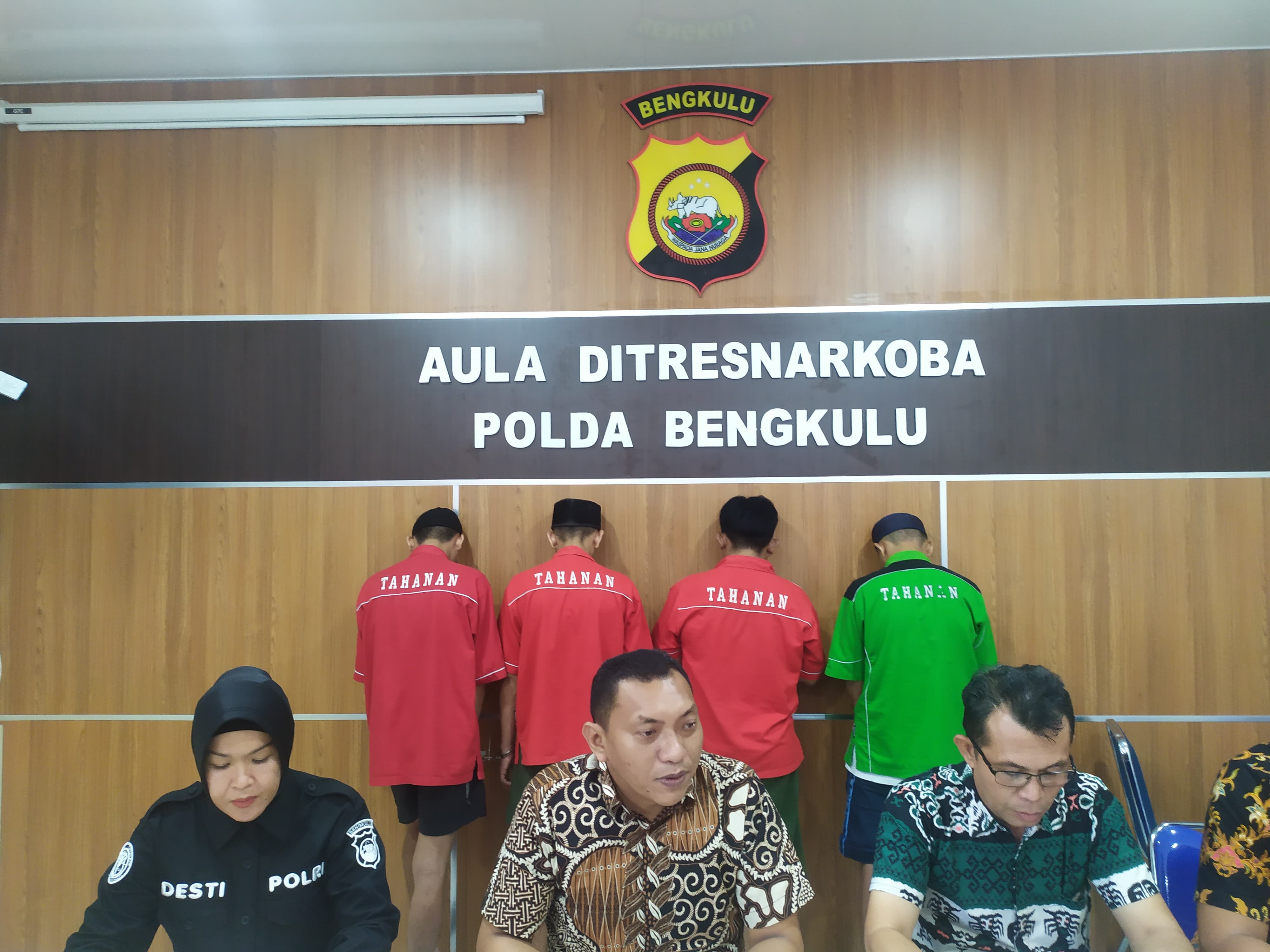 Polda Bengkulu Tangkap 3 Tersangka Narkoba, 2 Orang Residivis