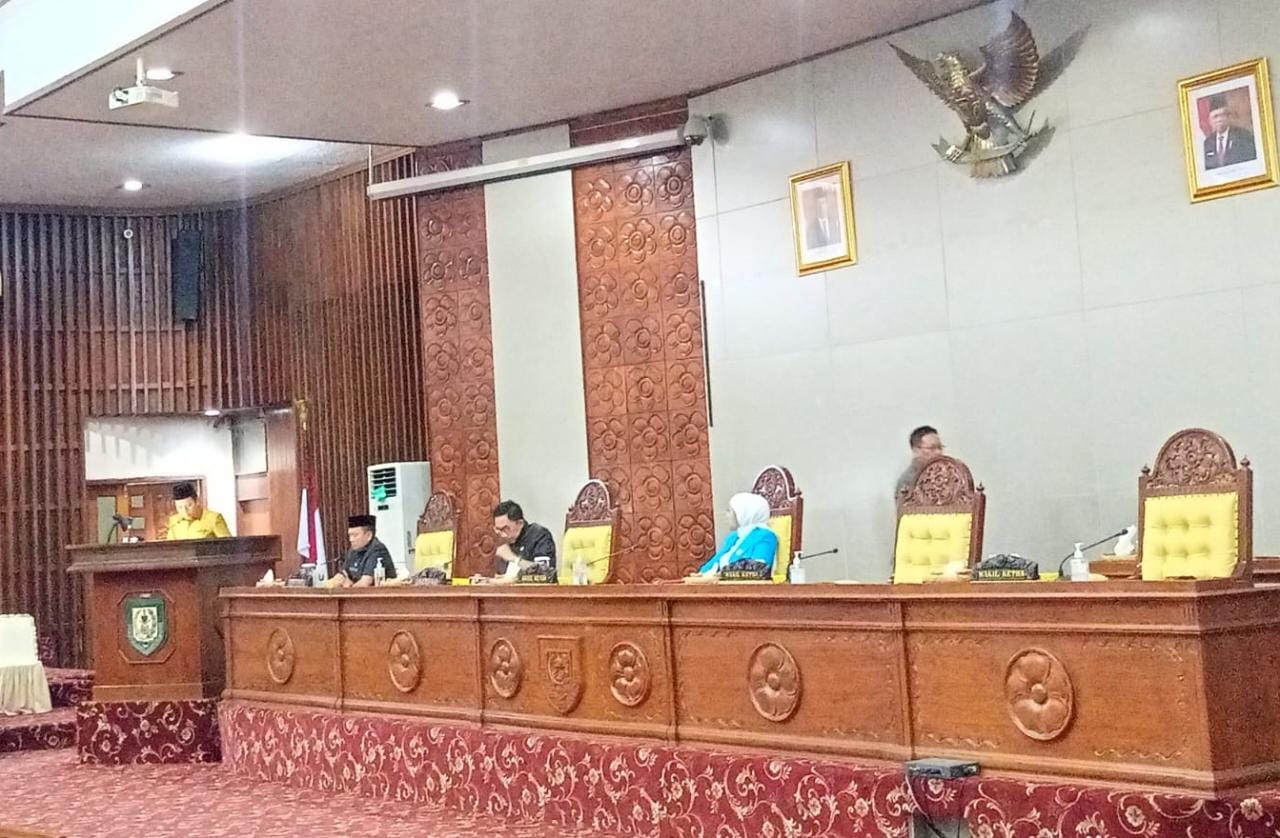 DPRD Provinsi Bengkulu Setujui Usulan Raperda APBDP dengan Catatan