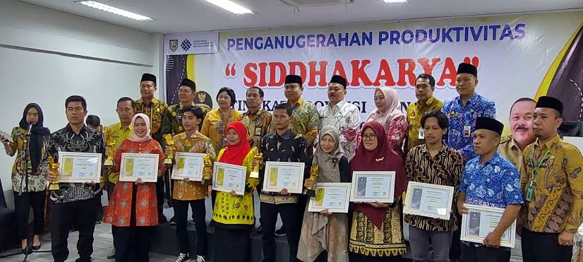 UMKM di Kota Bengkulu Terima Penghargaan Produktivitas Siddhakarya