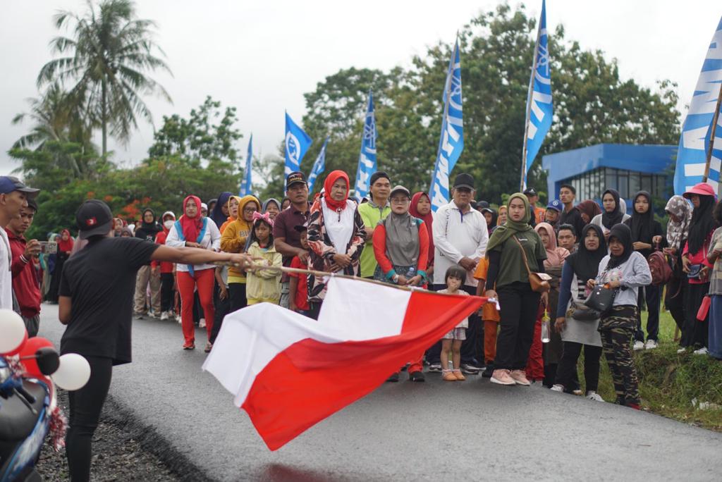 Yamaha Thamrin Bengkulu Turut Sukseskan Jalan Santai di Desa Pekik Nyaring
