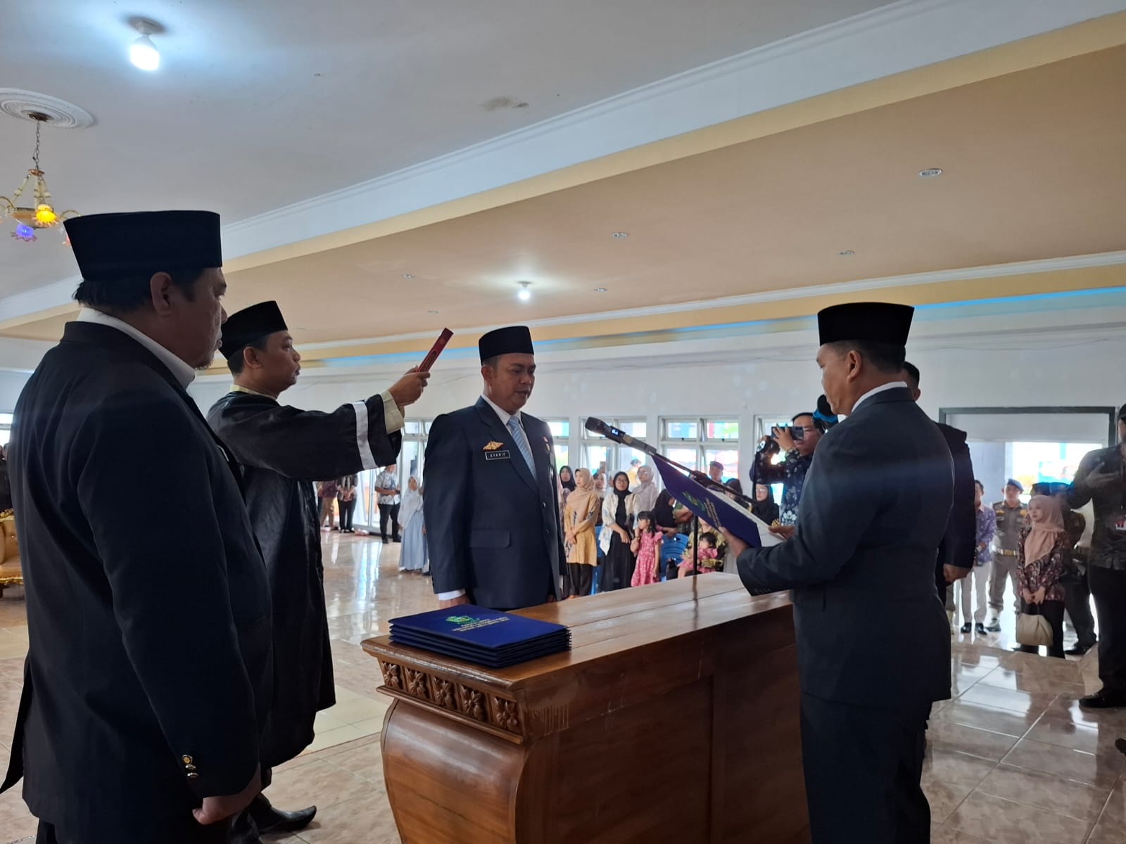 Raih Nilai Tertinggi, Syarifudin Dilantik Jadi Sekda Definitif Lebong