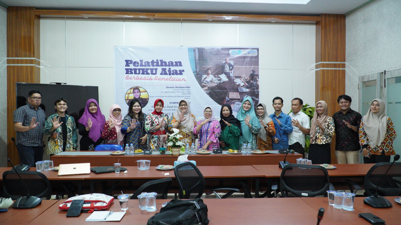 Gelar  Workshop Pelatihan Buku Ajar Berbasis Penelitian, Jurusan KS Unib Gandeng Penerbit Deepublish 