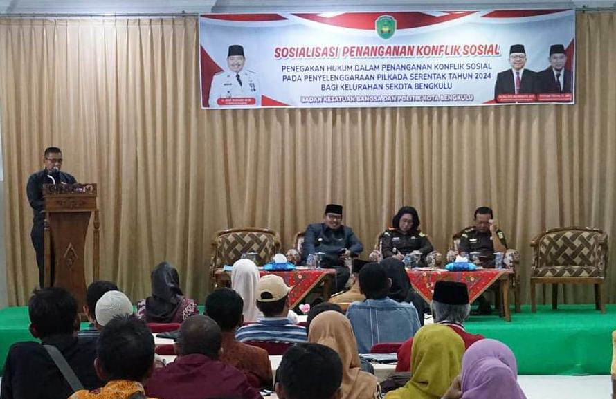 Pemerintah Kota Bengkulu Gelar Sosialisasi untuk Cegah Konflik Sosial di Pilkada 2024