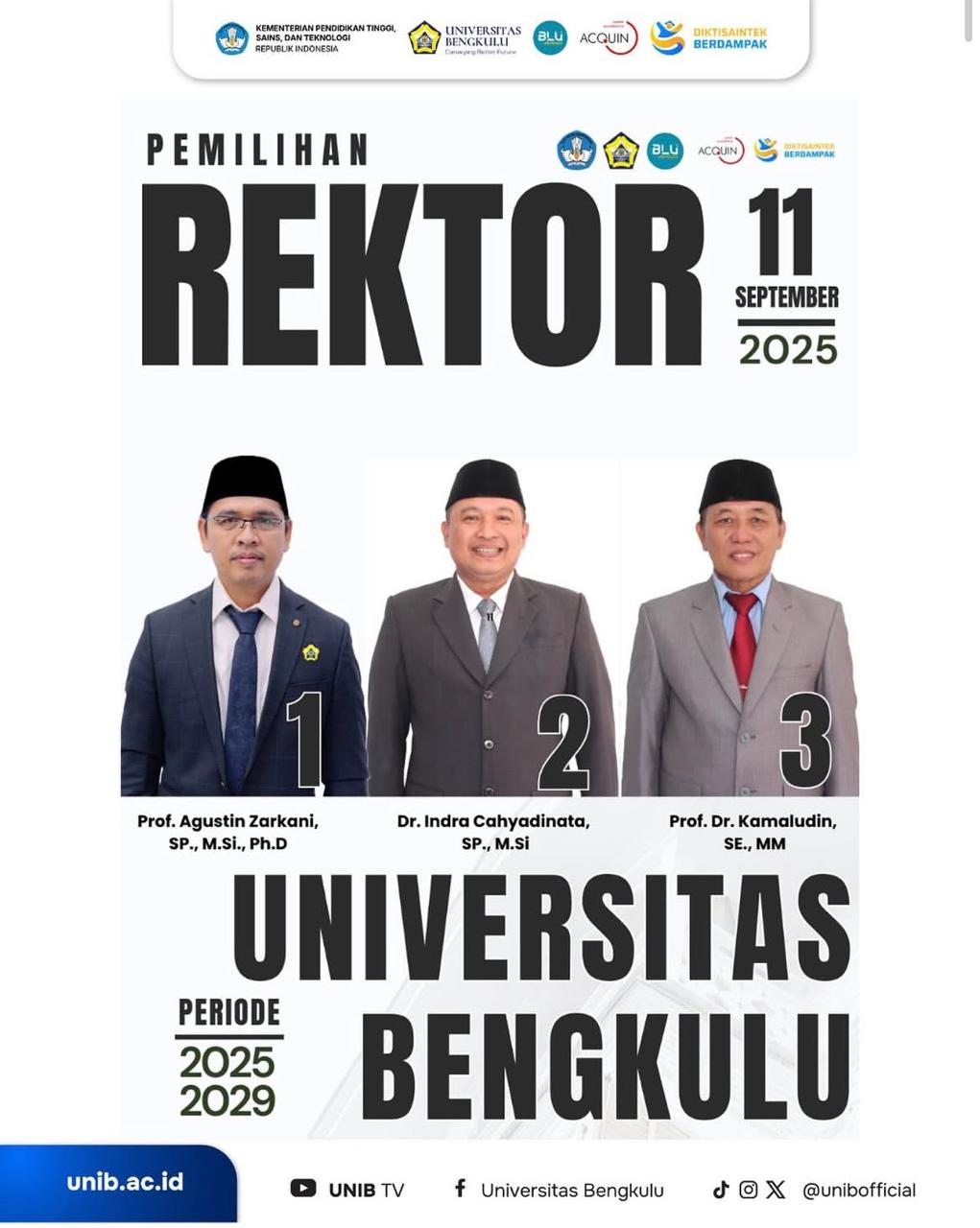 Sambut Rektor Baru UNIB: Perbaikan Fasilitas, Forum Diskusi dan Transparansi Kebijakan Jadi Harapan Mahasiswa