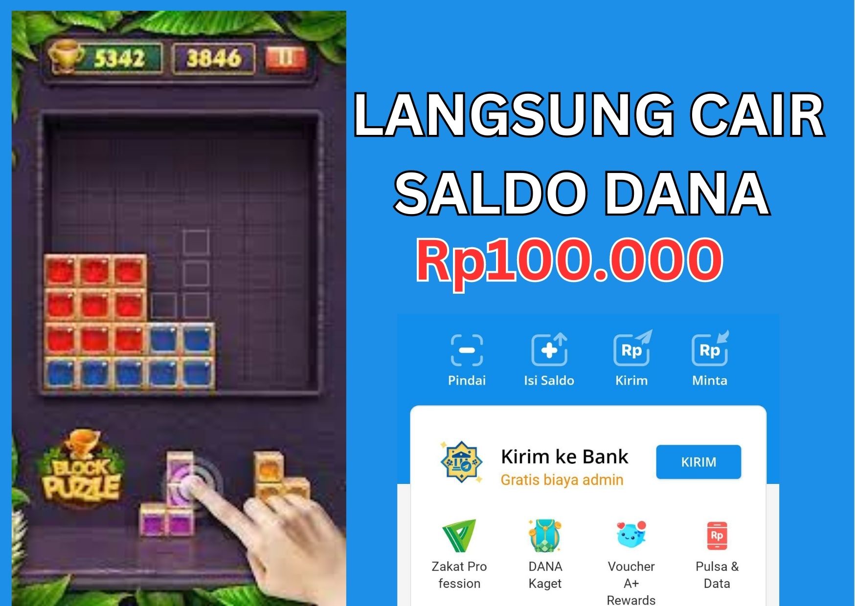 Langsung Cair! Klaim Saldo DANA Gratis Rp100.000, Modalnya Cuma Susun Puzzle