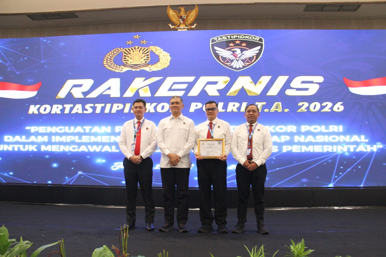 Ditreskrimsus Polda Bengkulu Raih Peringkat Pertama Nasional Penanganan Perkara Tipidkor