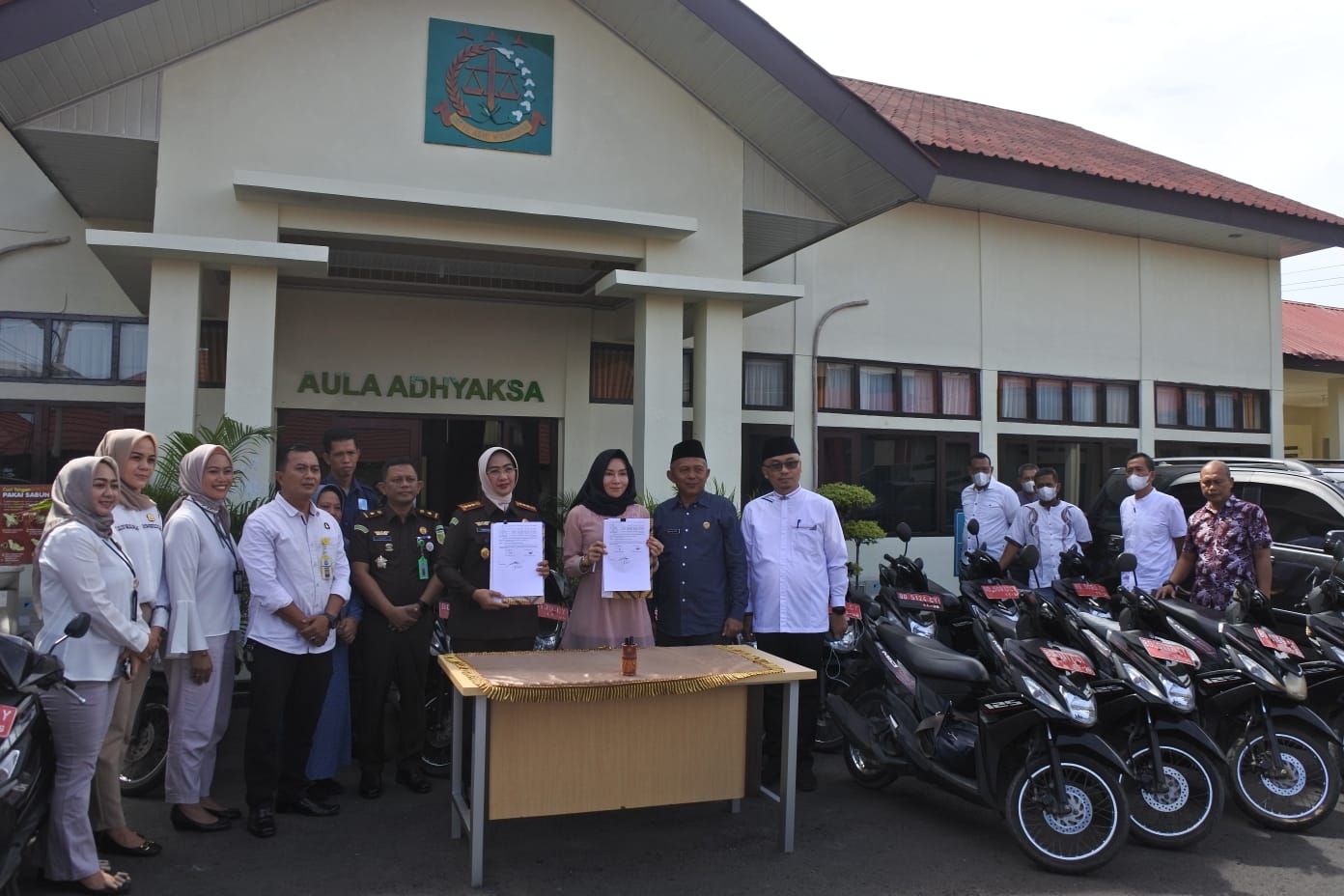 Kejari Bengkulu Selamatkan Aset Negara Berupa Puluhan Motor dari Tangan Koperasi