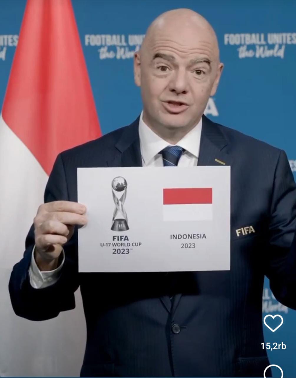 Dewan FIFA Tunjuk Indonesia Tuan Rumah Piala Dunia FIFA U17, Tanpa Keikutsertaan Israel