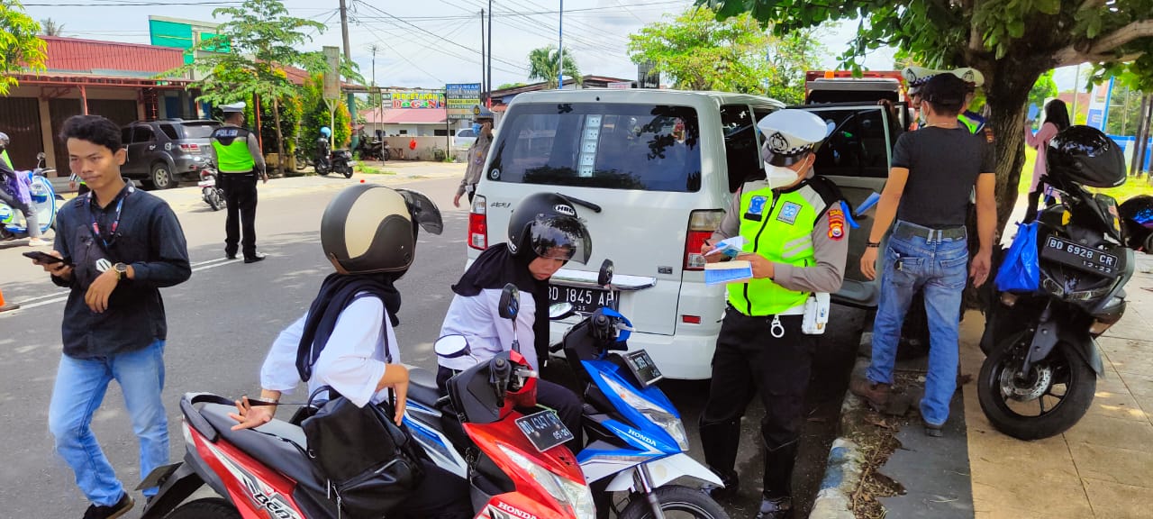 Razia Kendaraan di Kota Bengkulu, Ini Pelanggaran Terbanyak 