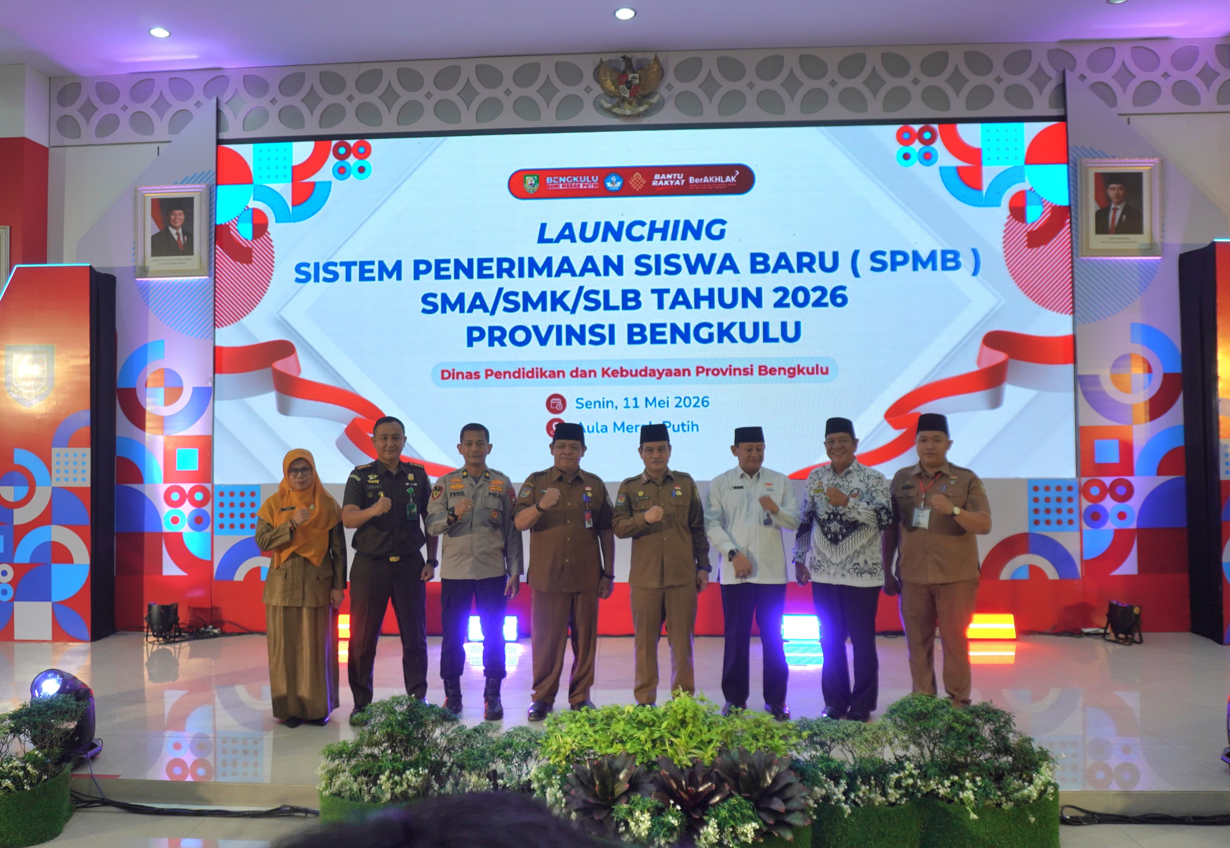 SPMB Bengkulu 2026 Resmi Diluncurkan, Pemprov Pastikan Gratis dan Transparan