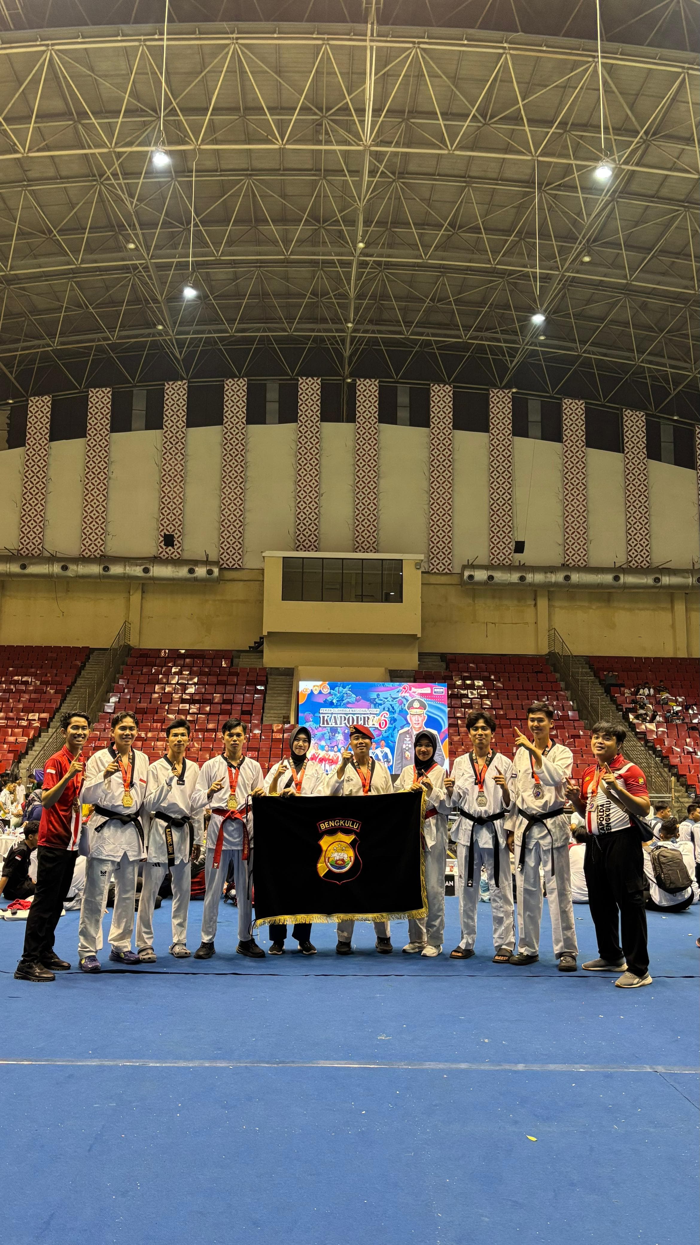 Gemilang! Polda Bengkulu Raih 11 Medali di Kejuaraan Taekwondo Kapolri Cup 2025