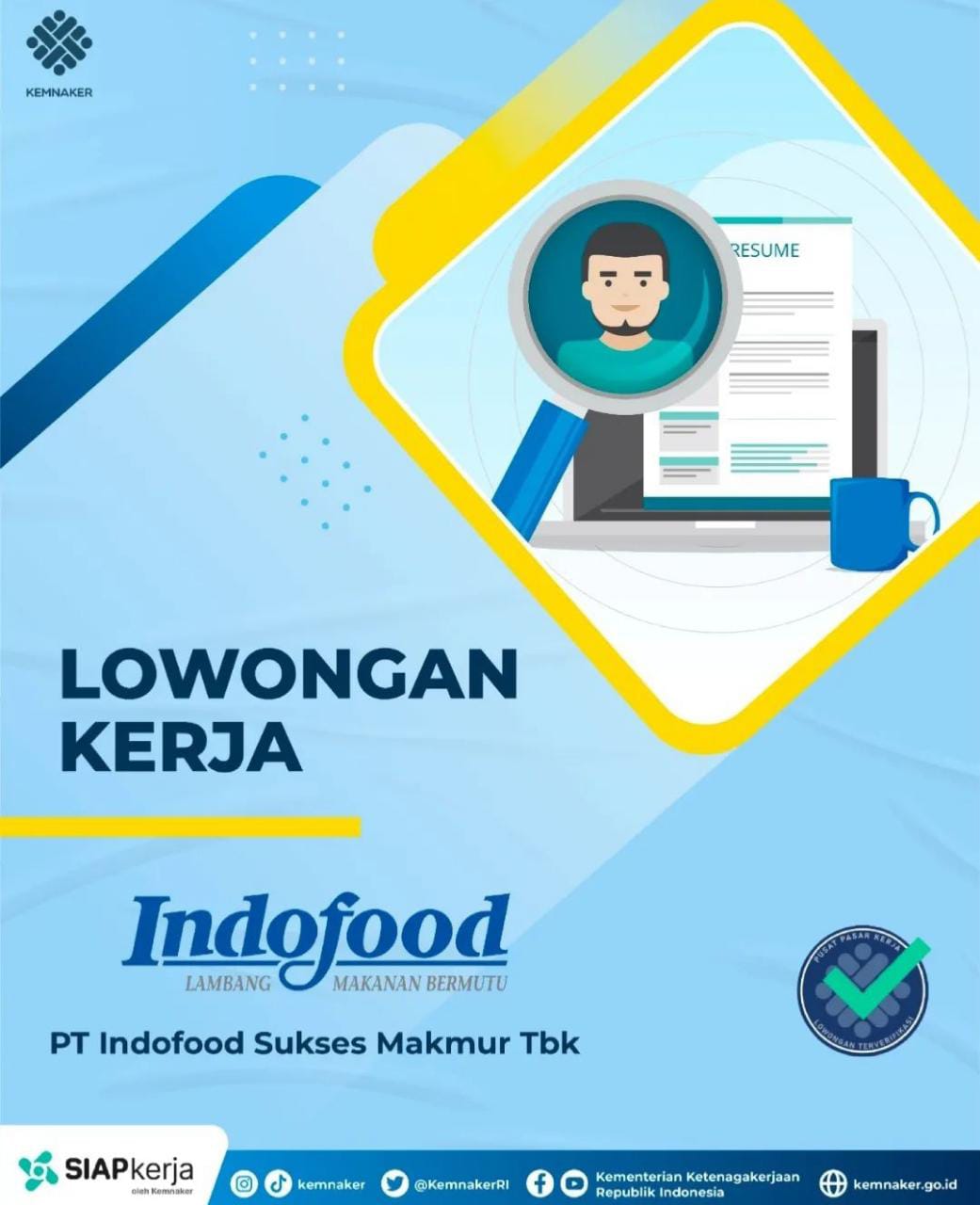 PT Indofood Buka Lowongan Kerja untuk Assistant Brand Manager, Batas Pendaftaran 8 Agustus 2023