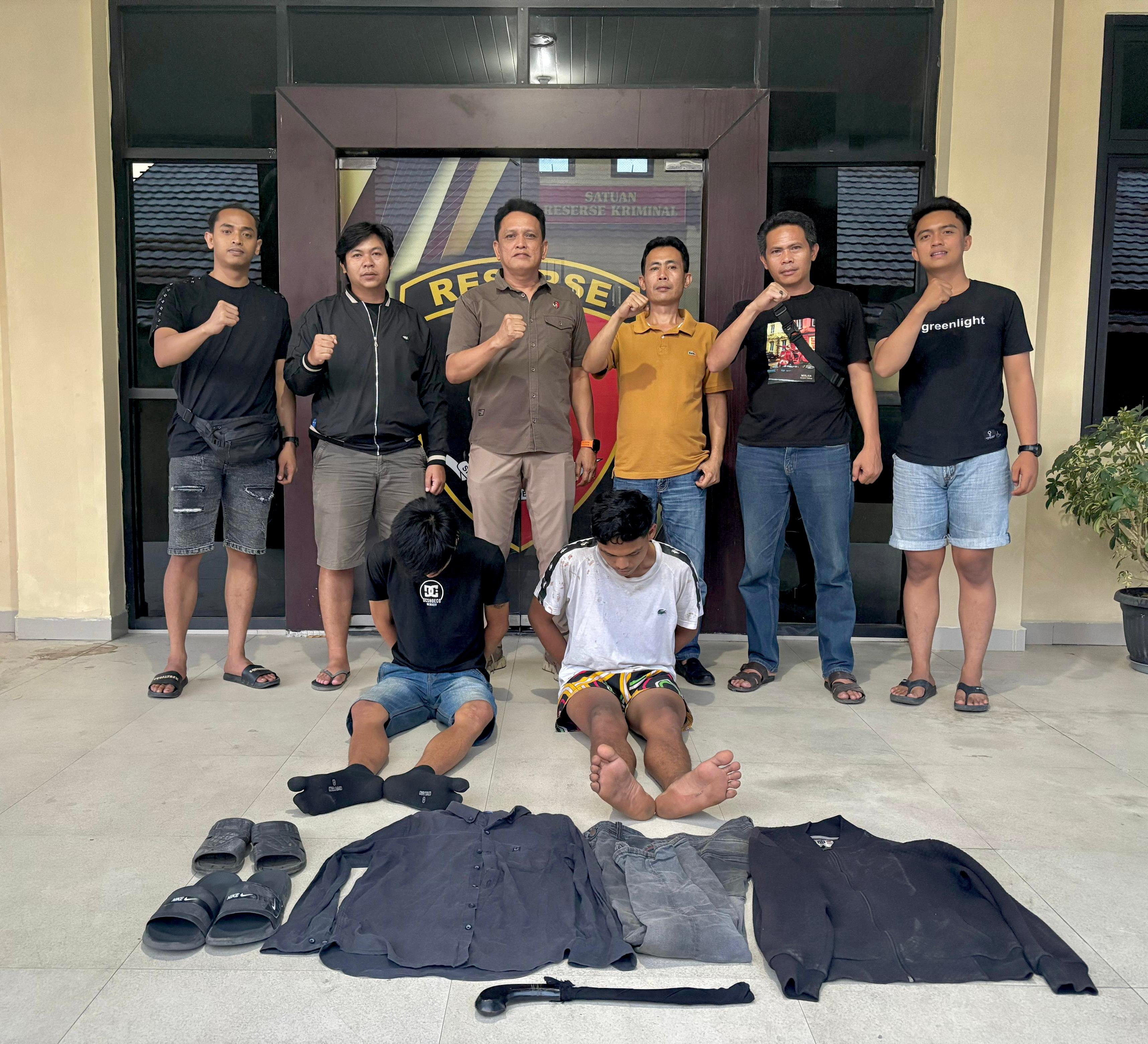 Polres RL Ringkus Dua Begal Sadis, Motor Korban Dijual untuk Beli Sabu