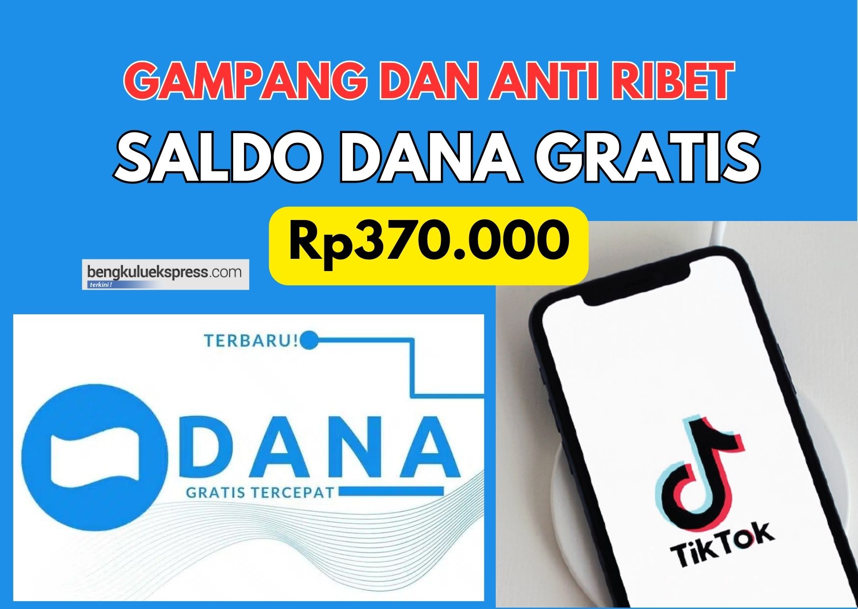 Gampang dan Anti Ribet! Dapat Bayaran Saldo DANA Gratis Rp370.000, Begini Caranya