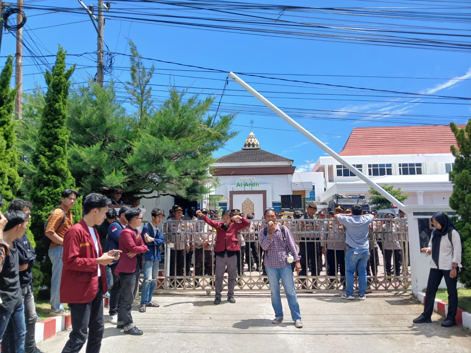 Tuntut Penyelesaian Konflik Agraria, Aliansi Mahasiswa Geruduk Kanwil BPN Bengkulu
