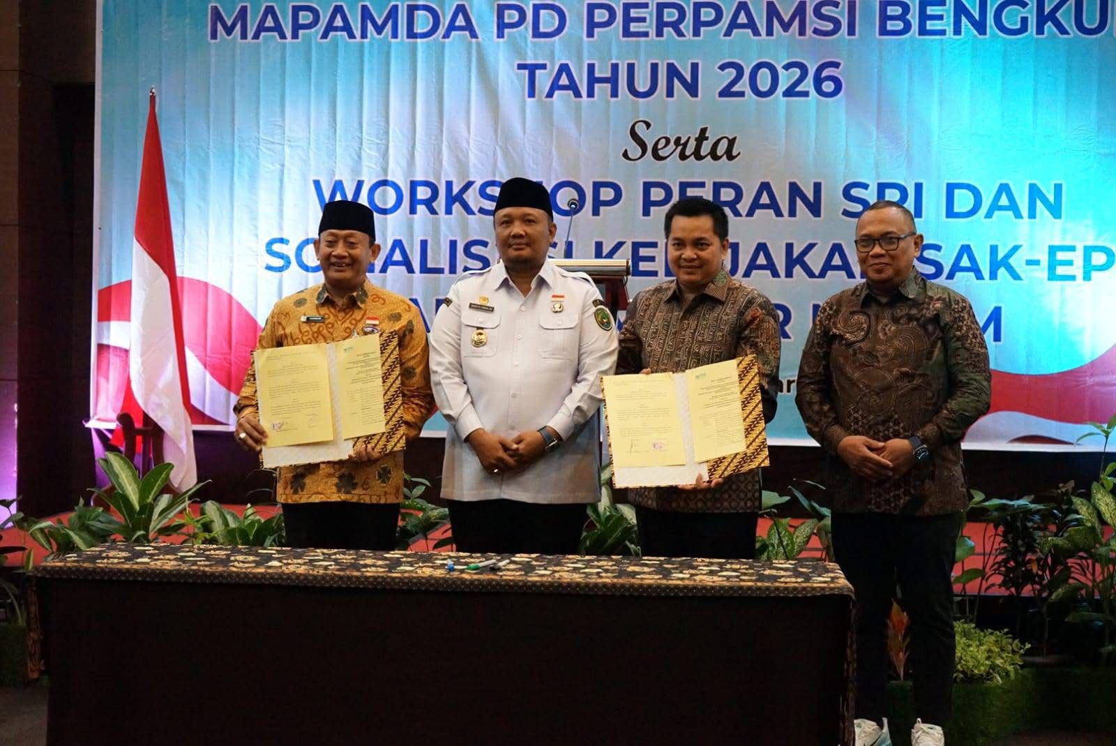 Movizar Apriandi Resmi Jabat Ketua PD Perpamsi Bengkulu 2026–2030, Siap Transformasi Layanan Air Minum