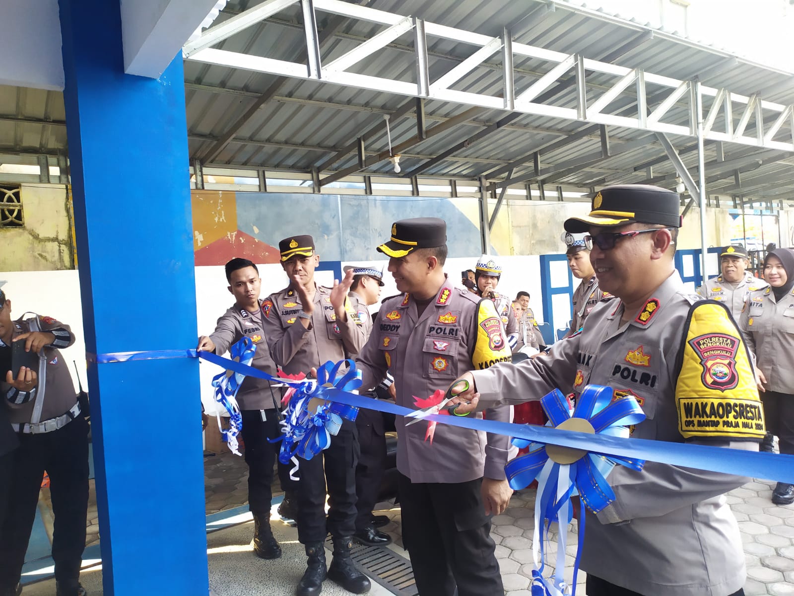 Polresta Bengkulu Resmikan Alih Fungsi Kembali Gedung Provos Menjadi Pos Lalu Lintas 