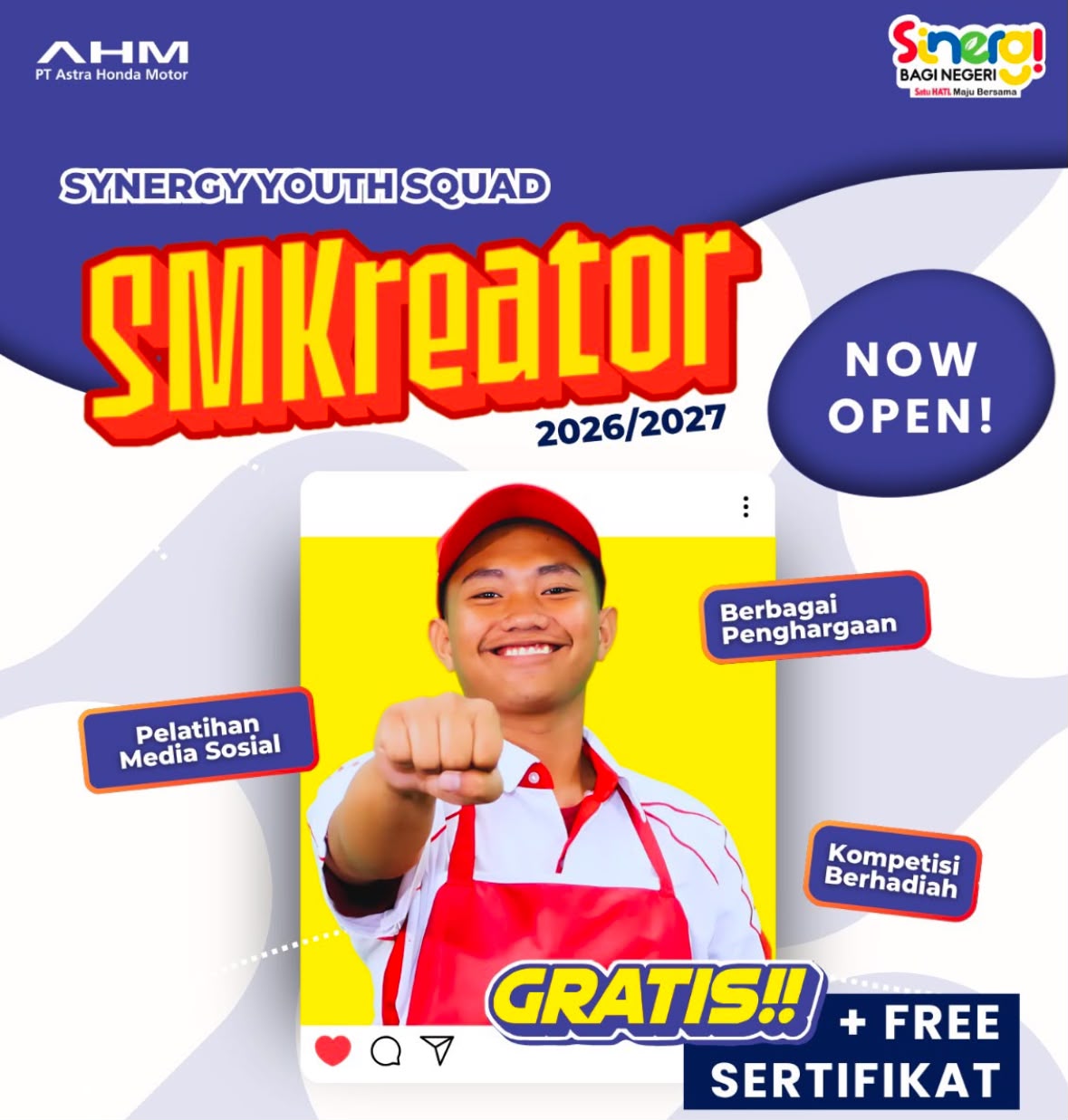 Sinergi Bagi Negeri, Astra Motor Bengkulu Dorong Kreativitas Siswa SMK Binaan Lewat SMKreator