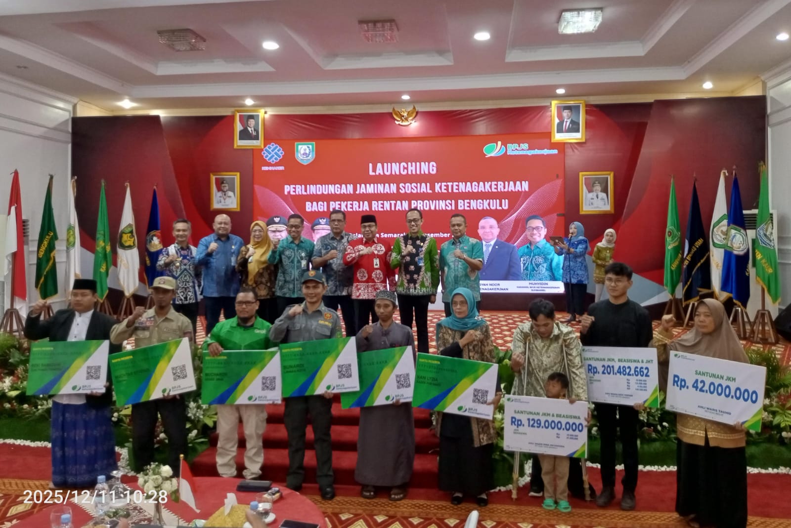 Dicover Pemprov, 71 Ribu Pekerja Rentan di Bengkulu Terlindungi Lewat Jaminan Sosial 