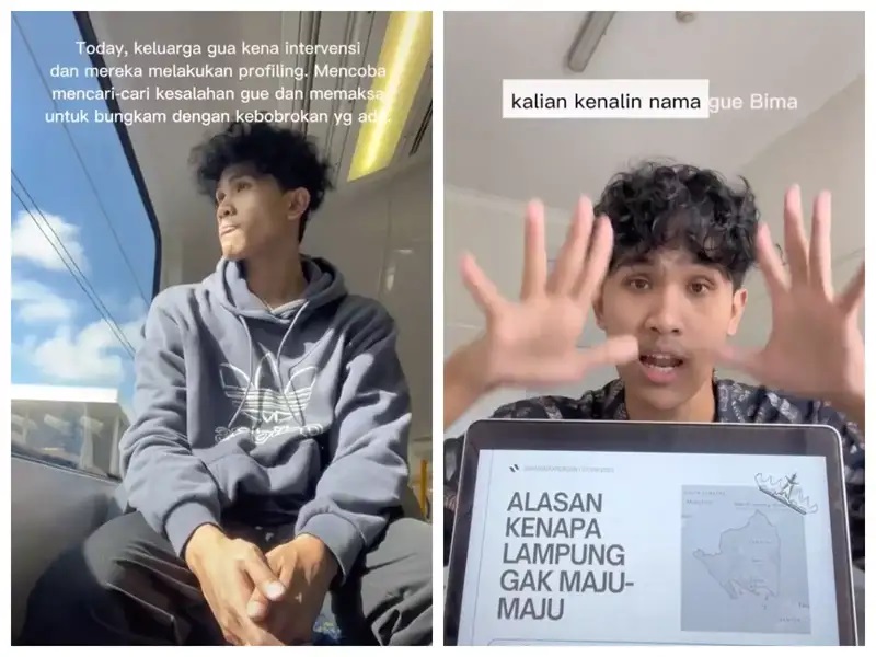 TikToker Bima Video Kritik Lampung 'Dajjal' Resmi Dilaporkan ke Polisi