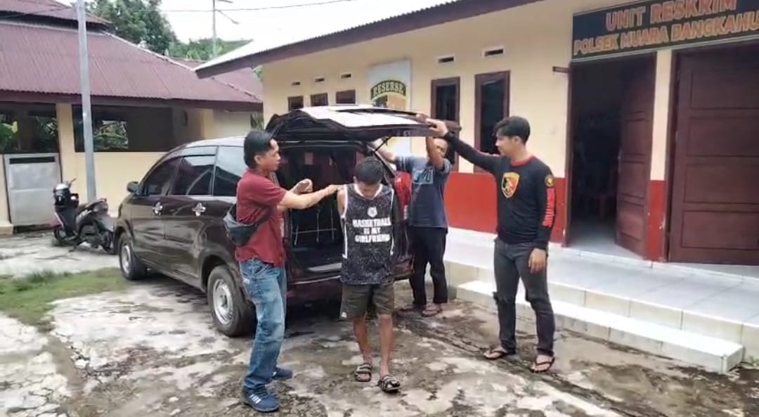 Curi Tabung Gas di Warung Caleg, Residivis dan Remaja Dibawah Umur Diringkus Polsek Muara Bangkahulu