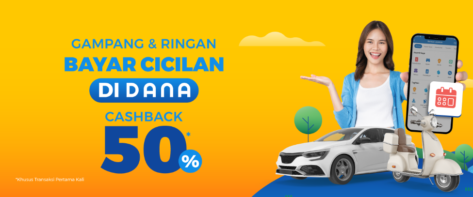 Mudah dan Cepat, Nikmati Diskon 50% dengan Pembayaran Cicilan di DANA!