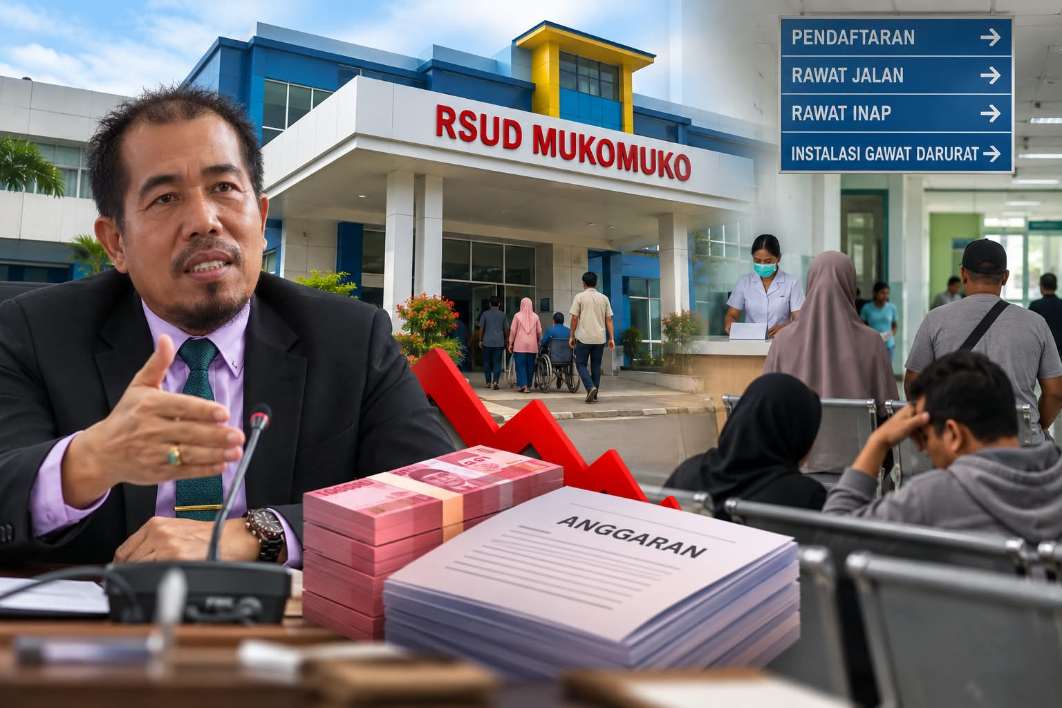 Frenky Janes Soroti Pelayanan RSUD Mukomuko, Anggaran Besar Harus Berdampak