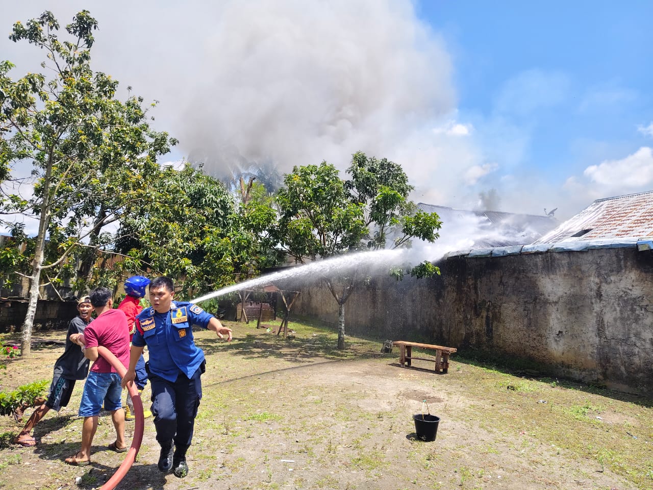 Rumah Warga Talang Benih Ludes Terbakar, Kerugian Capai Rp200 Juta