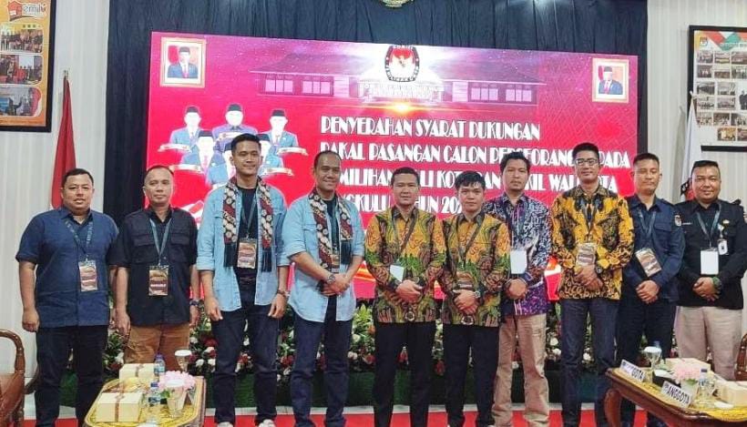 KPU Kota Bengkulu Masih Periksa Berkas Administrasi Pasangan Ariyono Gumay-Hairilyanto