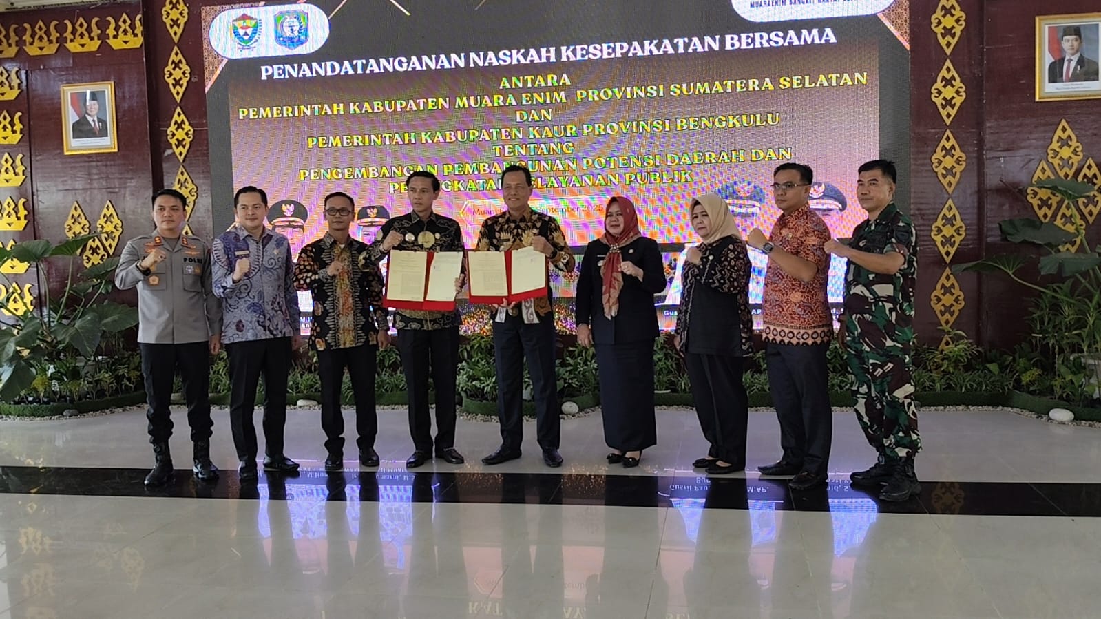 Kaur dan Muara Enim Sepakat Bangun Jalan Tembus untuk Buka Keterisoliran Daerah