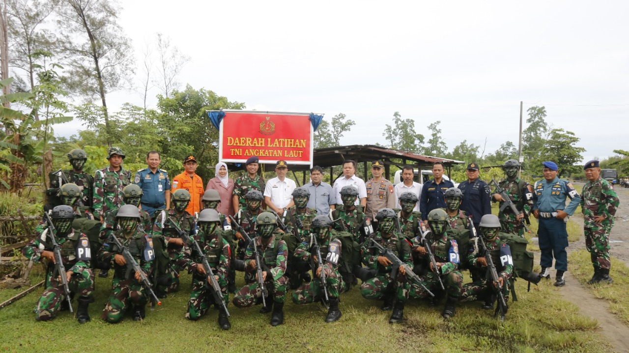 Lanal Bengkulu Resmikan Daerah Latihan di Lahan Pelindo