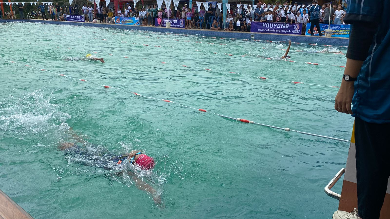 Cari Bibit Atlet Profesional Bengkulu, Ratusan Atlet Ikuti Fun Swimming Championship  
