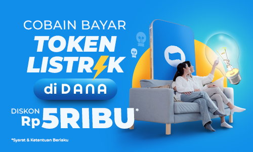 Beli Token Listrik di DANA Dapatkan Diskon Rp5.000