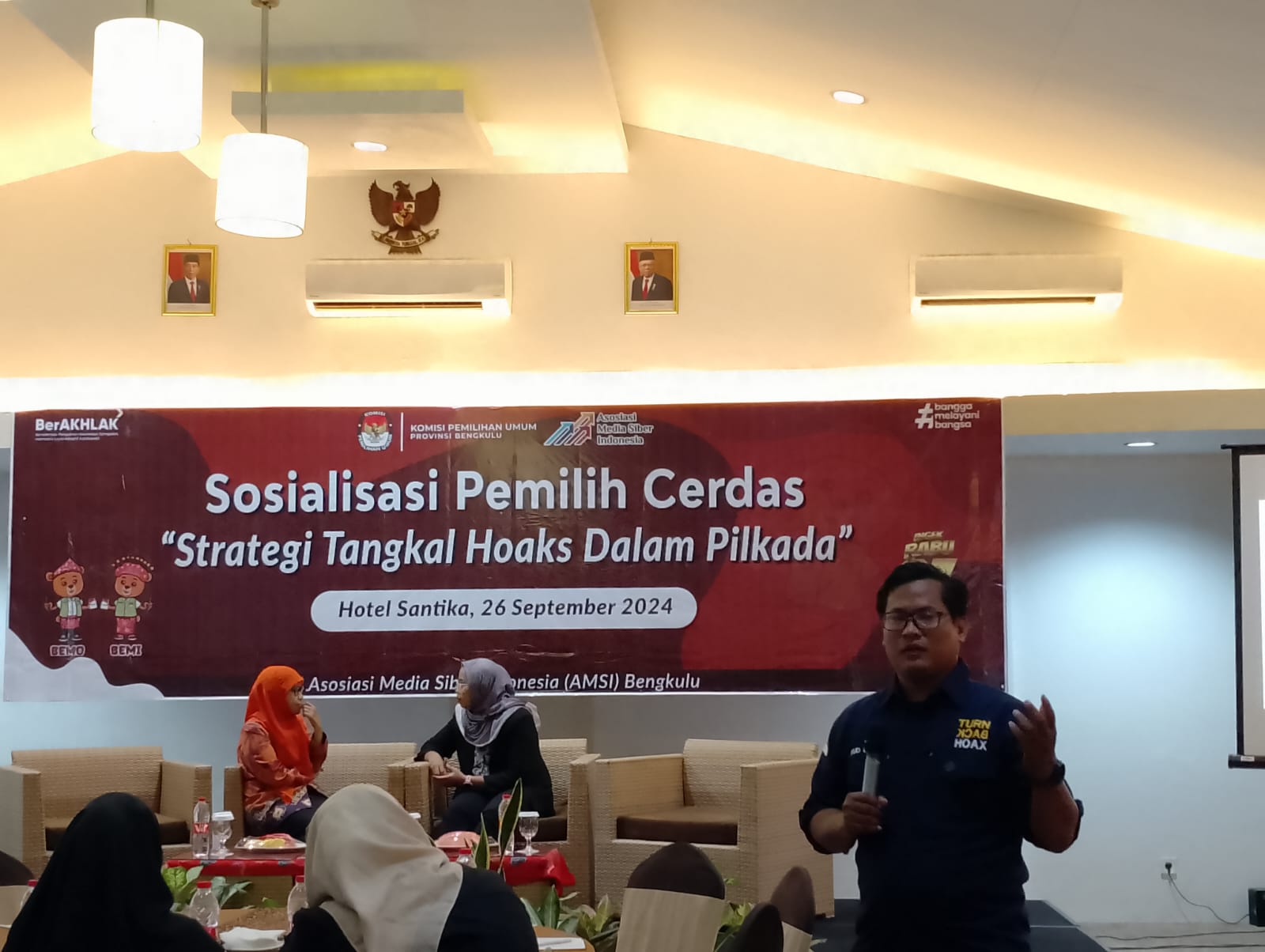 Pemilih Cerdas Bengkulu Dibekali  Strategi Tangkal Hoaks Dalam Pilkada 2024