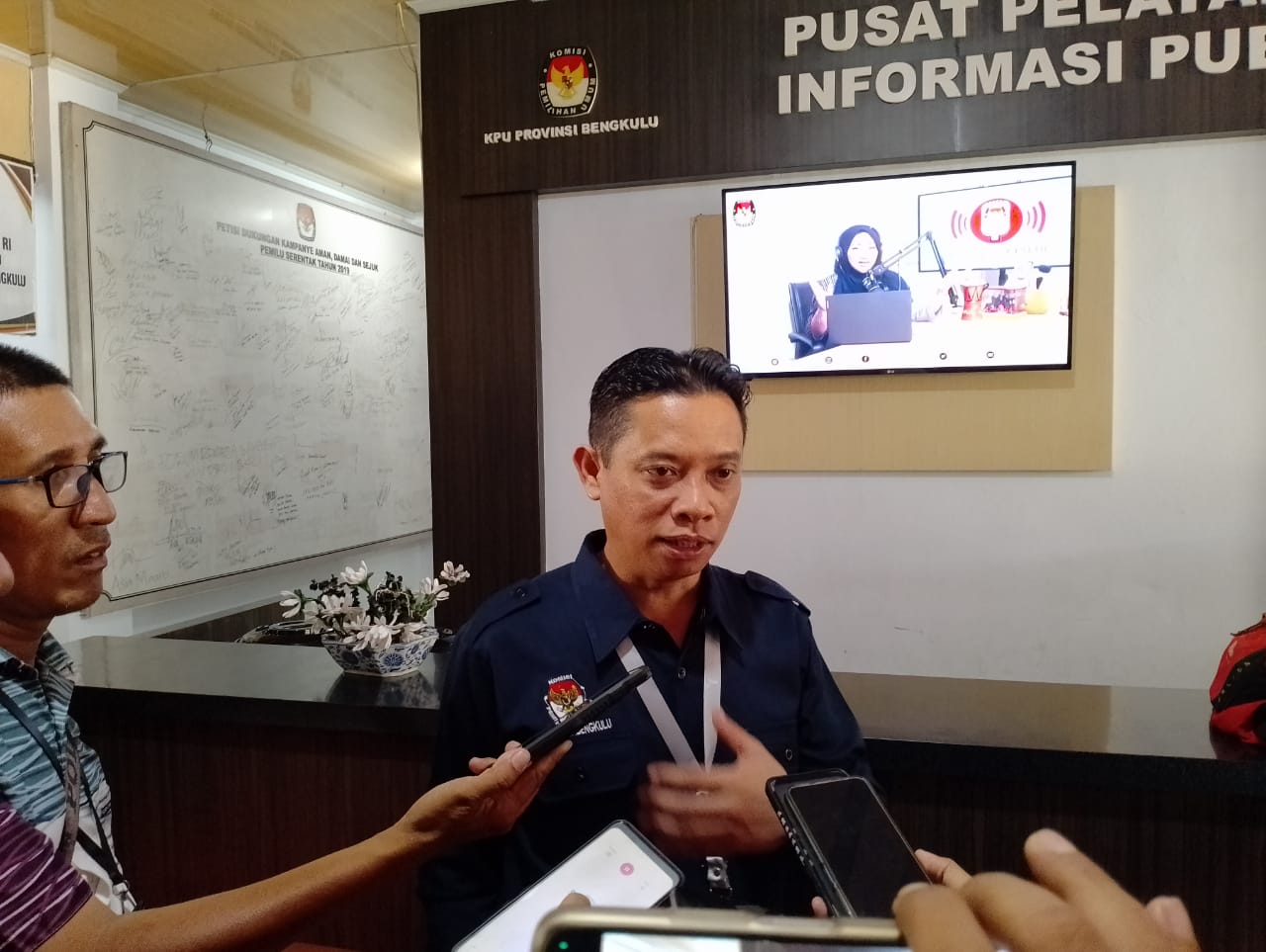 4 Calon DPD RI Sudah Mendaftar ke KPU Provinsi Bengkulu, 8 Calon Menyusul
