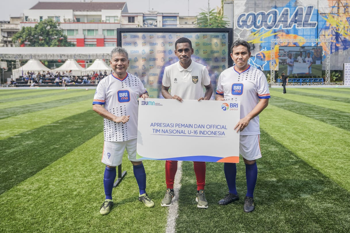 Dorong Regenerasi Pemain Sepak Bola Nasional, BRI Berikan Apresiasi Kepada Timnas U-16