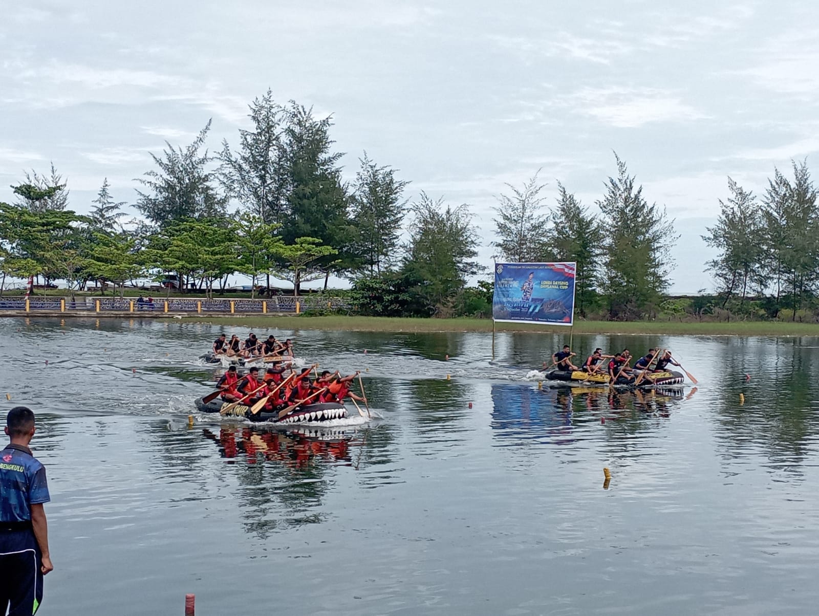 Lanal Bengkulu Launching Kampung Bahari Nusantara