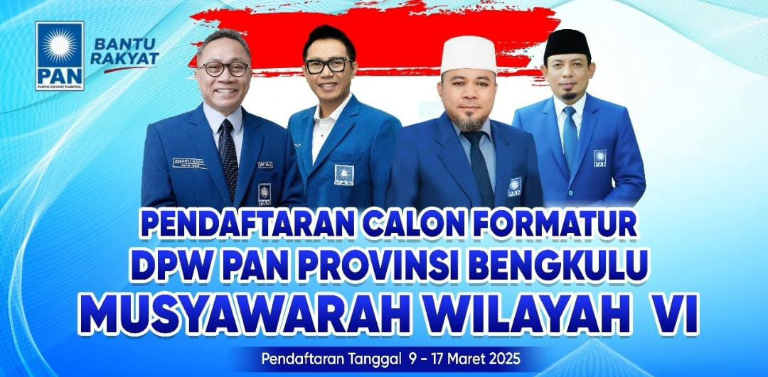 Siap Gelar Musdalub, PAN Kota Bengkulu Cari Calon Ketua Baru