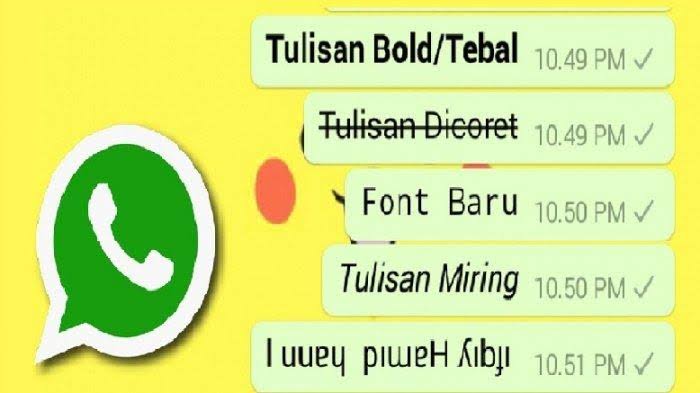 Bosan Dengan Teks Biasa, Ini Cara Bikin Teks Unik di WhatsApp Tanpa Aplikasi Tambahan