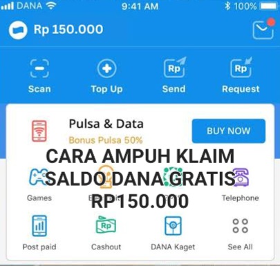 Pasti Berhasil, 4 Cara Ampuh Klaim Saldo Gratis Rp150.000 Langsung Cair Ke DANA