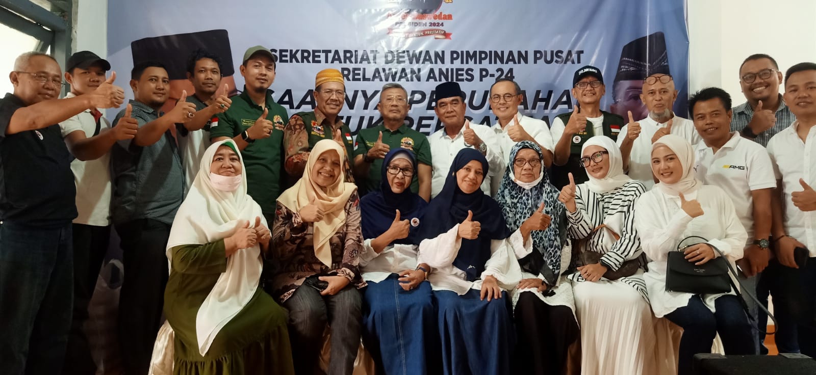 Rumah Perjuangan Relawan Anies P24 Resmi Dibuka, Satukan Visi Menangkan Anies Baswedan