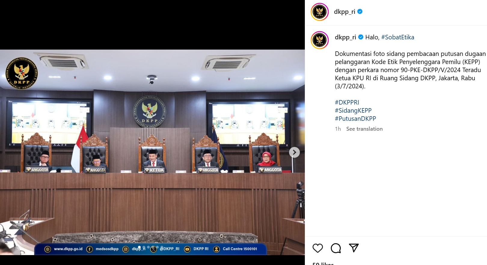 Ketua KPU RI Hasyim Asy'ari Resmi Dipecat DKPP, Ini Kasusnya