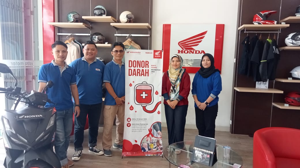 Astra Motor Bengkulu Wujudkan Kepedulian Sosial melalui Donor Darah