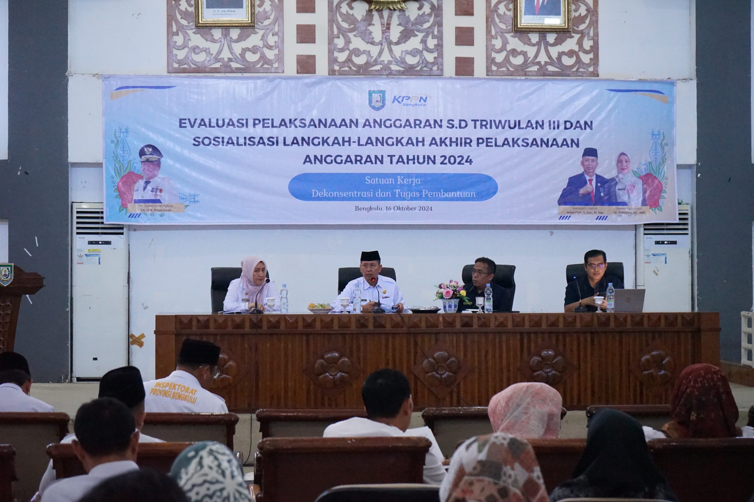 Evaluasi Anggaran dan Sosialisasi Langkah Akhir 2024: Sekda Bengkulu Serukan Efisiensi untuk Pembangunan Berke